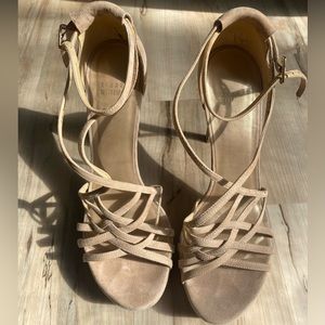 Stuart Weitzman Strappy Suede Heels